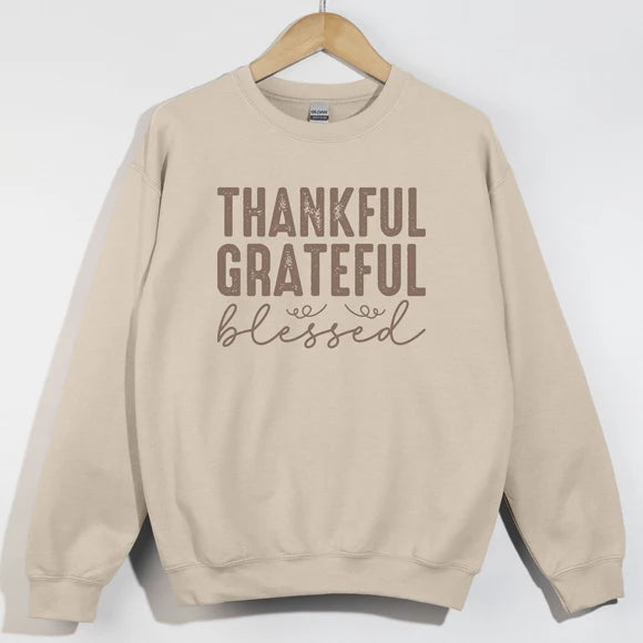 Thankful Grateful Blessed