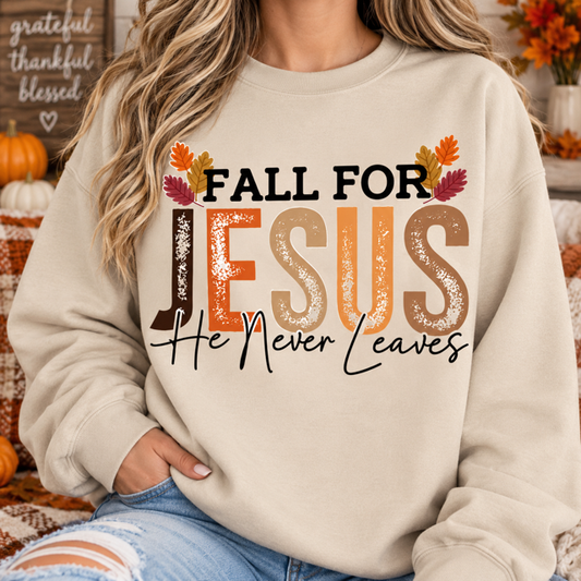 Fall for Jesus - He Never Leaves