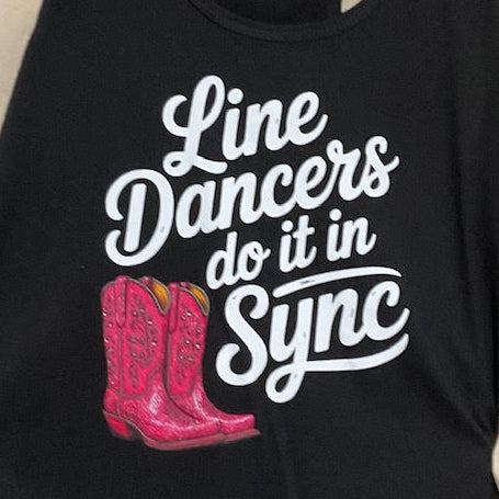 Racerback Tank - 1533 - Line Dancers Do it in Sync